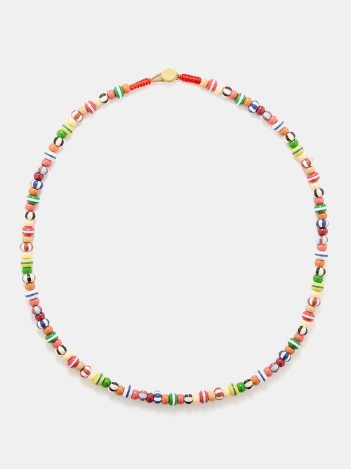 Roxanne Assoulin - Prairie Rose Enamel Beaded Necklace - Womens - Multi