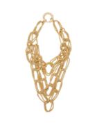 Matchesfashion.com Rosantica By Michela Panero - Onore Layered Oversized Chain Link Necklace - Womens - Gold