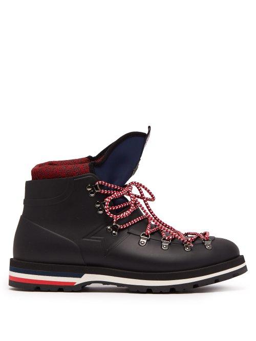 Matchesfashion.com Moncler - Henoc Tri Colour Boots - Mens - Black Multi