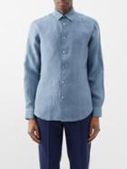 Paul Smith - Linen Shirt - Mens - Blue