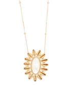 Matchesfashion.com Jacquie Aiche - Mufasa Diamond, Moonstone & Gold Necklace - Womens - Crystal