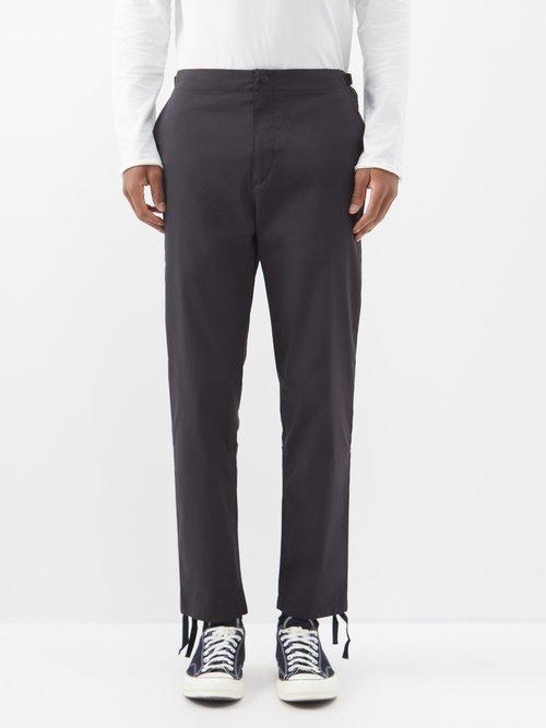 Rag & Bone - Cotton-blend Canvas Trousers - Mens - Black