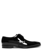 Matchesfashion.com Dolce & Gabbana - Patent Leather Derby Shoes - Mens - Black