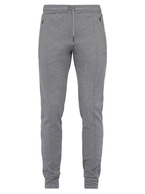 Matchesfashion.com Falke Ess - Prep Cotton Blend Track Pants - Mens - Grey