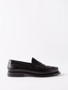Hereu - Nombela Woven Leather Loafers - Womens - Black