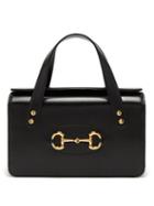 Matchesfashion.com Gucci - 1955 Horsebit Boston Small Leather Handbag - Womens - Black