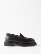 Legres - 20 Tread-sole Leather Loafers - Womens - Black