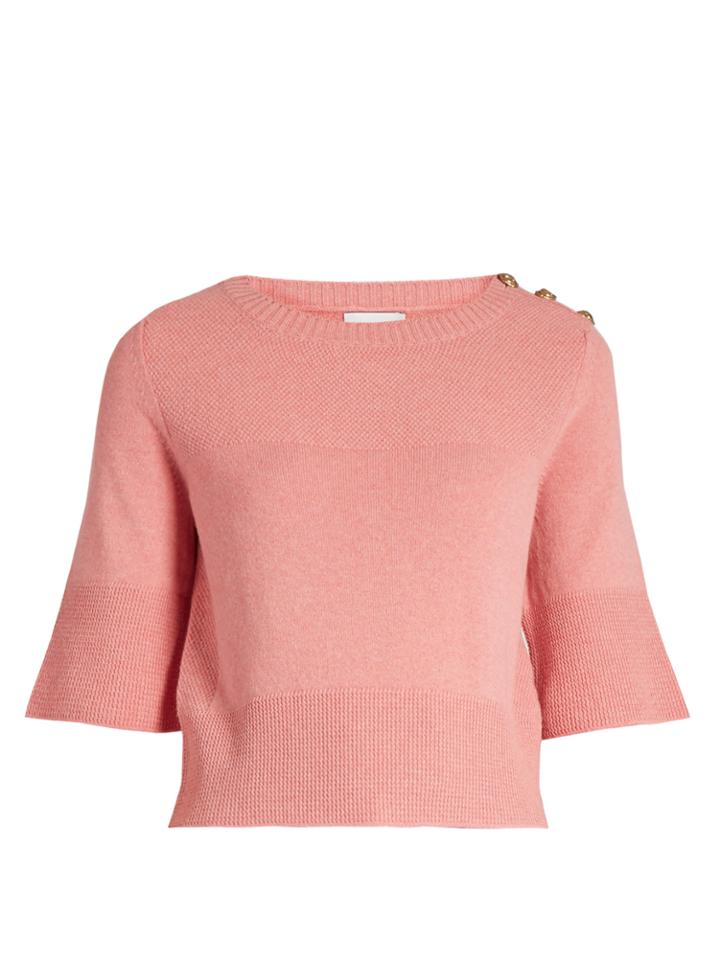 Barrie Cashmere-knit Top