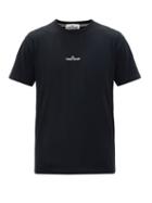 Matchesfashion.com Stone Island - Marble Three-print Cotton-jersey T-shirt - Mens - Black