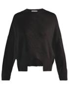 Valentino Curved-hem Cashmere Sweater