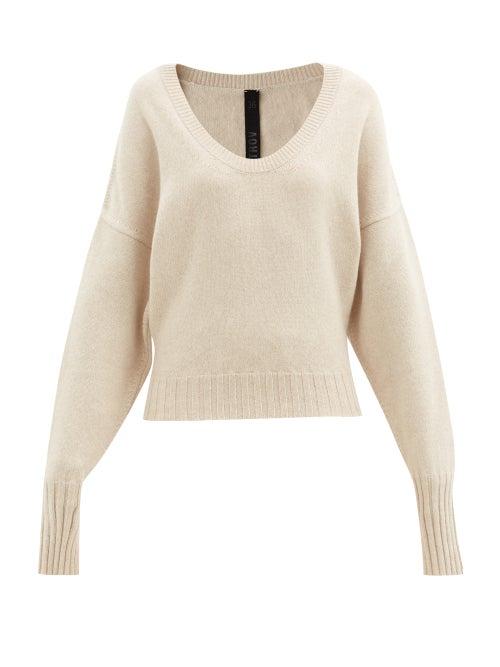 Matchesfashion.com Petar Petrov - Nada Drop-shoulder Cashmere Sweater - Womens - Cream