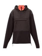 Matchesfashion.com Aztech Mountain - The Hut Fleece-panelled Hooded Sweatshirt - Womens - Black