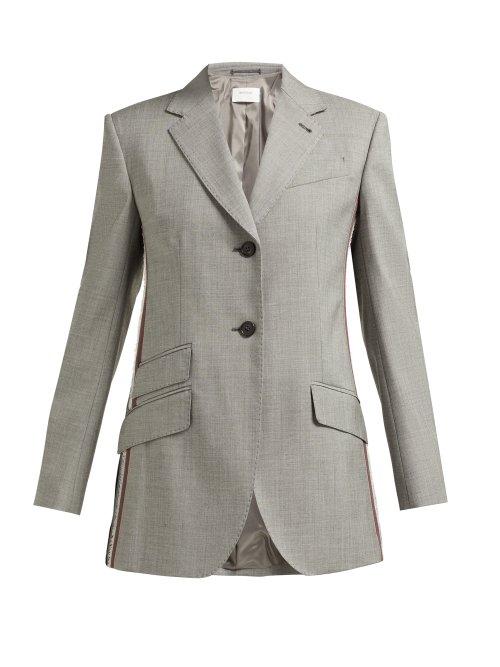 Matchesfashion.com Sportmax - Hidalgo Blazer - Womens - Grey