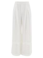 Matchesfashion.com Roland Mouret - Valens High-rise Wide-leg Trousers - Womens - White