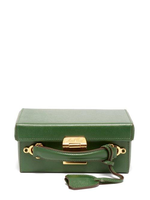 Matchesfashion.com Mark Cross - Grace Small Leather Cross Body Bag - Womens - Dark Green