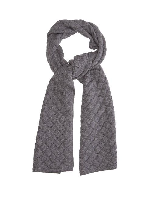 Bottega Veneta Intrecciato-knit Wool Scarf