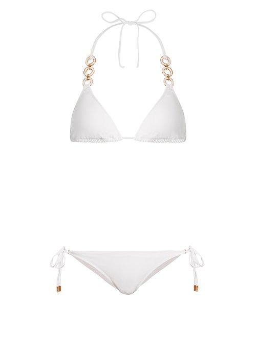 Matchesfashion.com Melissa Odabash - Hamptons Triangle Bikini - Womens - White