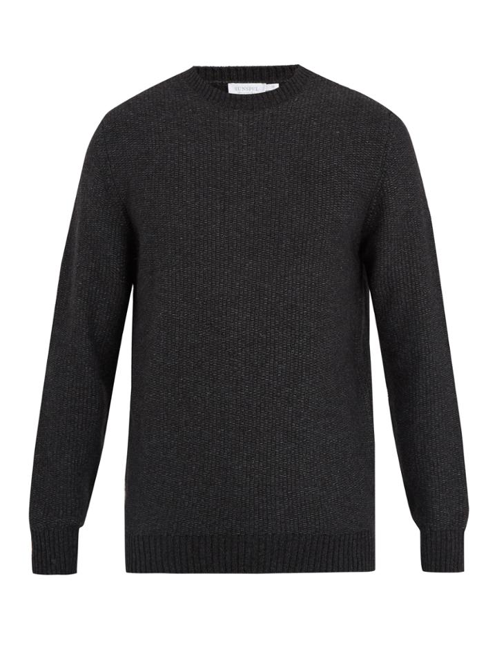 Sunspel Crew-neck Alpaca-blend Sweater