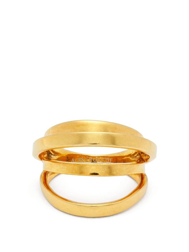 Alan Crocetti Gold-plated Space Ring
