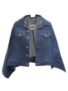 Matchesfashion.com Junya Watanabe - Denim Cape Jacket - Womens - Denim