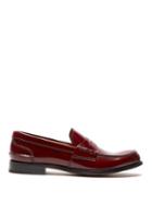 Matchesfashion.com Church's - Pembrey Leather Penny Loafers - Womens - Burgundy