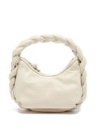 Hereu - Espiga Mini Braided-handle Leather Shoulder Bag - Womens - Cream