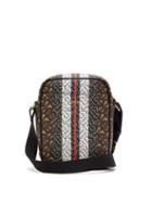 Matchesfashion.com Burberry - Thornton Tb-monogram Coated-canvas Messenger Bag - Mens - Brown