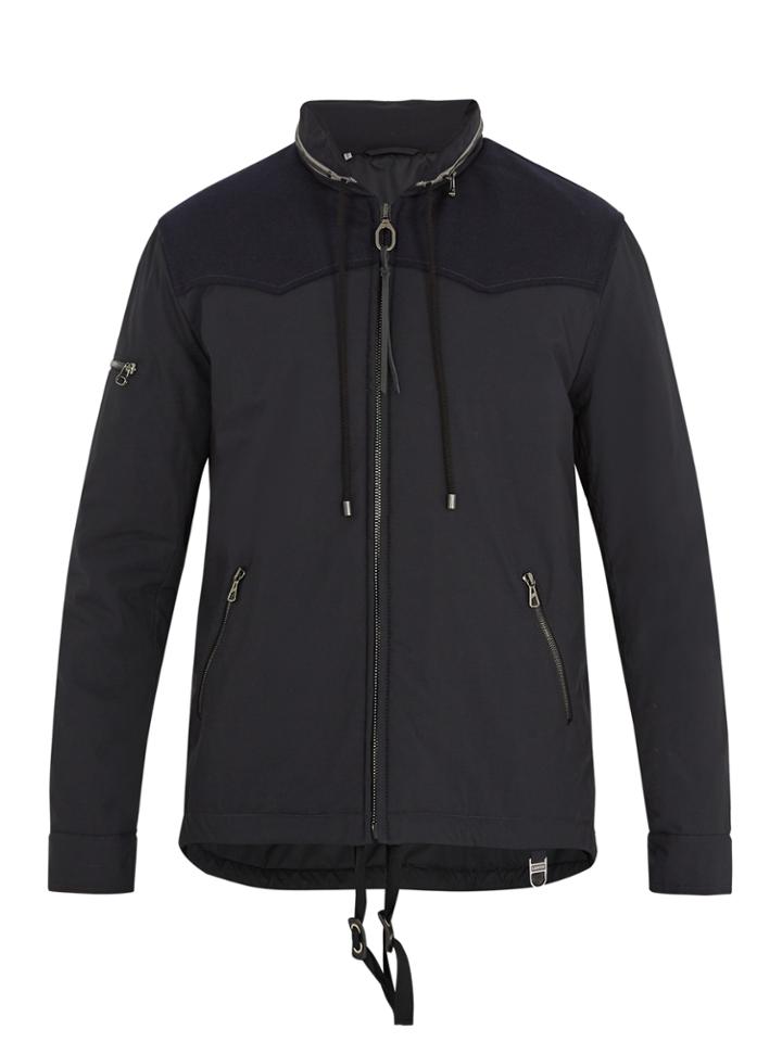 Lanvin Contrast-yoke Cotton-blend Jacket