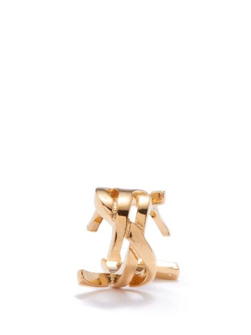 Saint Laurent - Ysl Ear Cuff - Womens - Gold