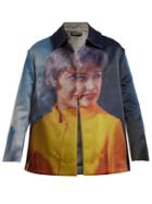 Undercover Cindy-print Reversible Satin Jacket