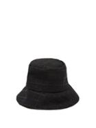 Matchesfashion.com Reinhard Plank Hats - Paestum Checkerboard Weave Paper Bucket Hat - Womens - Black