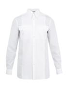Calvin Klein 205w39nyc Point-collar Single-cuff Cotton Shirt
