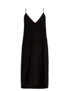 Matchesfashion.com Raey - V Neck Silk Slip Dress - Womens - Black