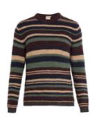 Massimo Alba Striped Alpaca-blend Sweater