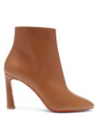 Christian Louboutin - Eleonor 85 Leather Ankle Boots - Womens - Tan