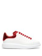 Matchesfashion.com Alexander Mcqueen - Raised Sole Low Top Leather Trainers - Mens - Red White