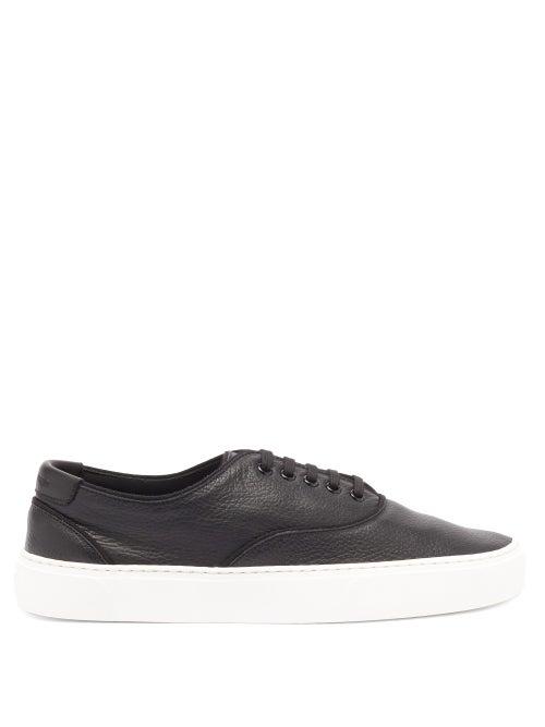 Matchesfashion.com Saint Laurent - Venice Leather Trainers - Mens - Black