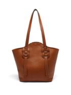 Matchesfashion.com Chlo - Darryl Braided Grained-leather Tote Bag - Womens - Tan