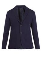 Giorgio Armani Single-breasted Geometric-pattern Blazer
