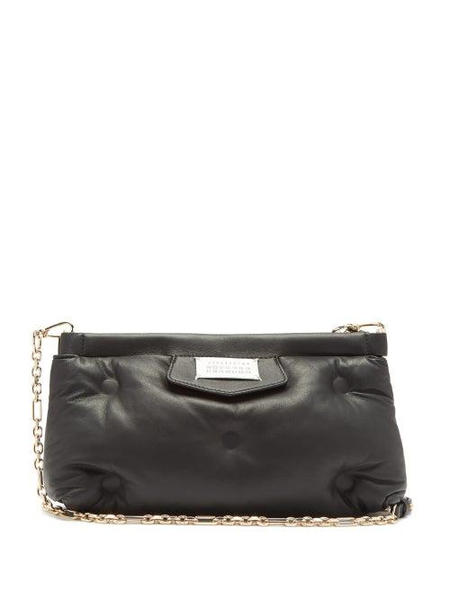 Matchesfashion.com Maison Margiela - Glam Slam Leather Cross Body Bag - Womens - Black