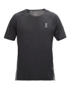 Matchesfashion.com On - Logo-print Bi-colour Technical T-shirt - Mens - Black
