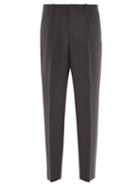 Matchesfashion.com Our Legacy - Borrowed Wool Wide-leg Trousers - Mens - Grey