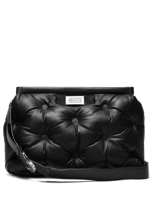 Matchesfashion.com Maison Margiela - Glam Slam Large Quilted Leather Bag - Womens - Black