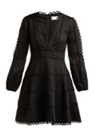 Matchesfashion.com Zimmermann - Heathers Linen Dress - Womens - Black