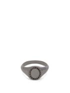 Biales Candy Diamond, Gold And Rhodium Signet Ring