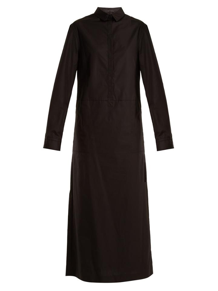 Haider Ackermann Point-collar Cotton Shirtdress