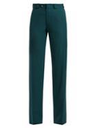 Matchesfashion.com Vetements - Cut Out Straight Leg Trousers - Womens - Green