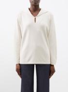 A.p.c. - Gabriela V-neck Recycled Cashmere-blend Sweater - Womens - Off White