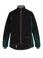 Matchesfashion.com And Wander - Air Two Tone Wool Blend Fleece Jacket - Mens - Black