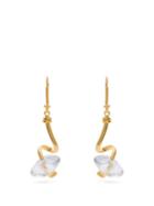 Matchesfashion.com Marni - Spiral Stone Drop Earrings - Womens - White